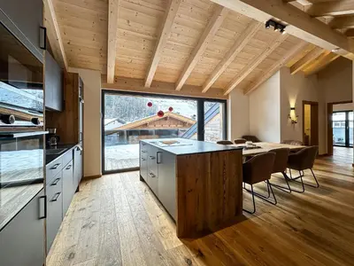 Küche/Küchenzeile in der Unterkunft Ours Living Penthaus - inkl private Sauna