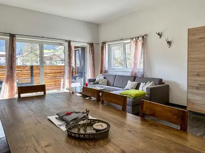 Ein Sitzbereich in der Unterkunft Ours Living Pihapper Blick - inkl Sauna