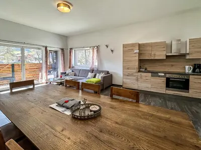 Küche/Küchenzeile in der Unterkunft Ours Living Pihapper Blick - inkl Sauna