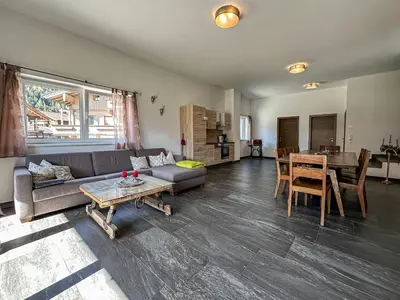 Ein Sitzbereich in der Unterkunft Ours Living Pihapper Blick - inkl Sauna