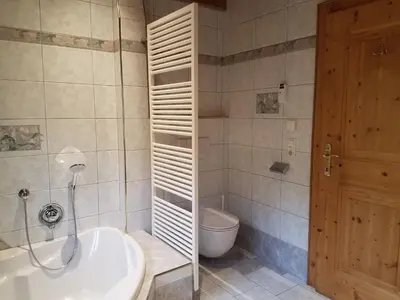 Ein Badezimmer in der Unterkunft Chalet Mittersill