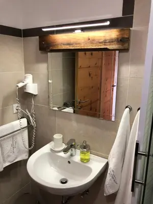 Ein Badezimmer in der Unterkunft Schwarzenbergerhof
