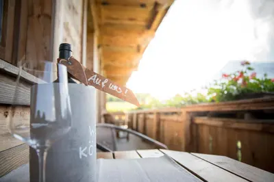 Getränke in der Unterkunft Schwarzenbergerhof