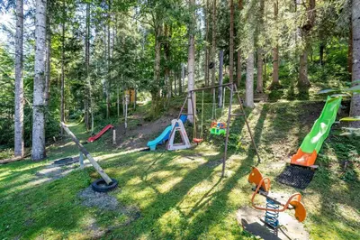 Ein Kinderspielbereich in der Unterkunft Haus Malerwinkl