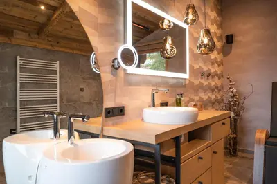 Ein Badezimmer in der Unterkunft Baumhaus by Hotel Gassner