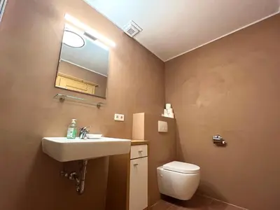 Ein Badezimmer in der Unterkunft Chalet Aurach