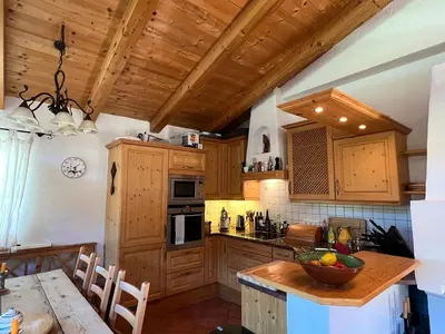 Küche/Küchenzeile in der Unterkunft Chalet Aurach