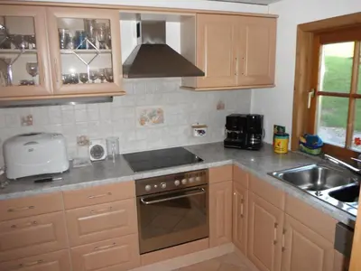 Küche/Küchenzeile in der Unterkunft Schrandl Apartment Penningberg