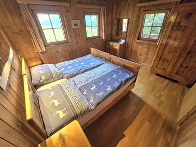 Ein Bett oder Betten in einem Zimmer der Unterkunft Schrandl Apartment Penningberg