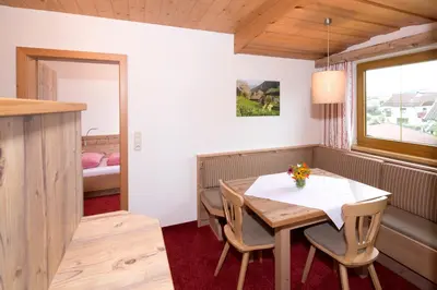 Ein Sitzbereich in der Unterkunft Landhaus Greil