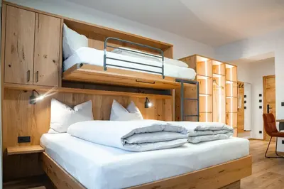 Ein Bett oder Betten in einem Zimmer der Unterkunft Moonlight Apartments
