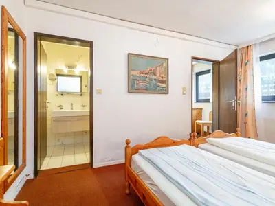 Ein Bett oder Betten in einem Zimmer der Unterkunft An der Schiwiese