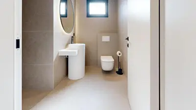 Ein Badezimmer in der Unterkunft Stay Here Living Apartments