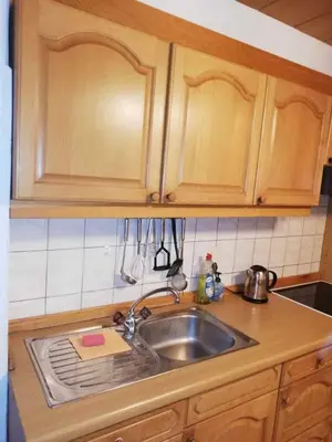Küche/Küchenzeile in der Unterkunft Ferienwohnung Schwendberg