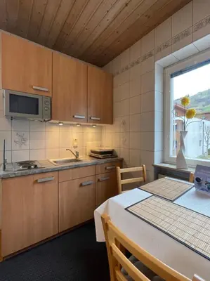Küche/Küchenzeile in der Unterkunft Edelweiss Chalet