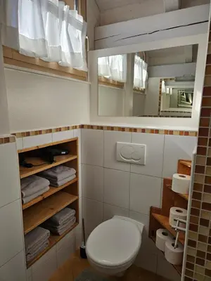 Ein Badezimmer in der Unterkunft Ferienapartment KAISERBLICK in Rettenschöss