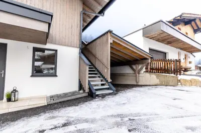 Das Gebäude in dem sich die Ferienwohnung befindet