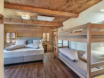 Ein Bett oder Betten in einem Zimmer der Unterkunft Apartment Obertal by Interhome