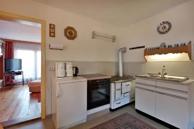 Küche/Küchenzeile in der Unterkunft Ferienhaus Lindner by NV-Appartements
