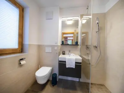 Ein Badezimmer in der Unterkunft Chalet in Neukirchen near Ski Lift