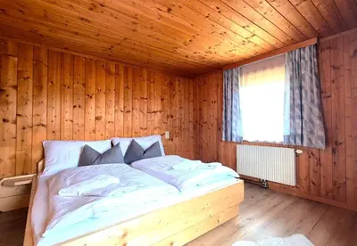 Ein Bett oder Betten in einem Zimmer der Unterkunft Almliesl WALD-744