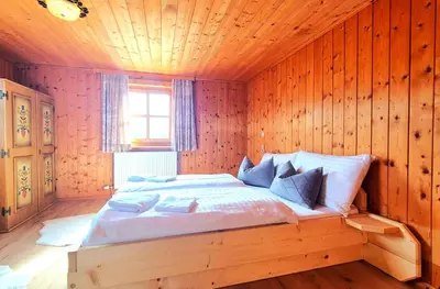 Ein Bett oder Betten in einem Zimmer der Unterkunft Almliesl WALD-744