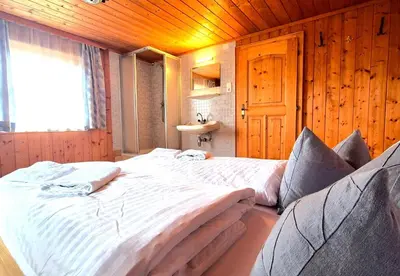 Ein Bett oder Betten in einem Zimmer der Unterkunft Almliesl WALD-744