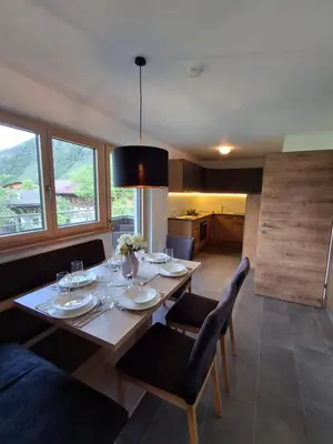 Küche/Küchenzeile in der Unterkunft Appartement Glücksschmiede im Zillertal
