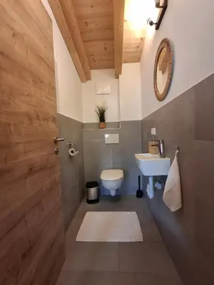 Ein Badezimmer in der Unterkunft Appartement Glücksschmiede im Zillertal