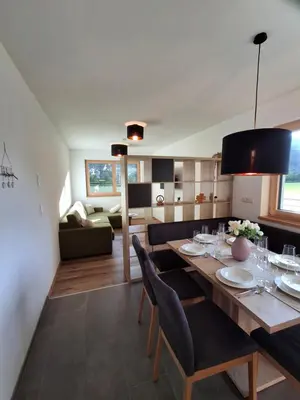 Küche/Küchenzeile in der Unterkunft Appartement Glücksschmiede im Zillertal