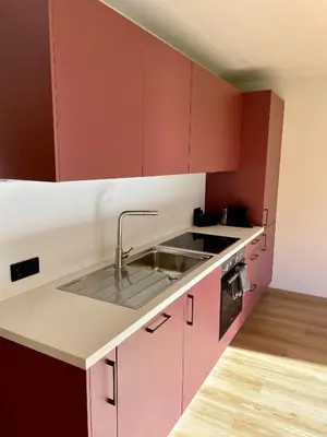 Küche/Küchenzeile in der Unterkunft Ferienwohnung BergZeit Achensee
