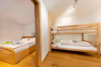 Ein Bett oder Betten in einem Zimmer der Unterkunft Apartment Frieda