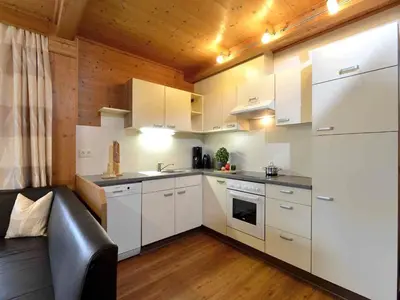 Küche/Küchenzeile in der Unterkunft Apartment in Fügen near Spieljochbahn