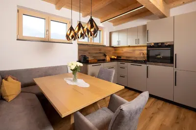 Küche/Küchenzeile in der Unterkunft Apartment Rosenegg