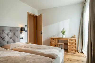 Ein Bett oder Betten in einem Zimmer der Unterkunft Chalet Magdalena
