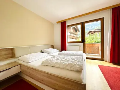 Ein Bett oder Betten in einem Zimmer der Unterkunft Apartment in Fügen near Ski Lift