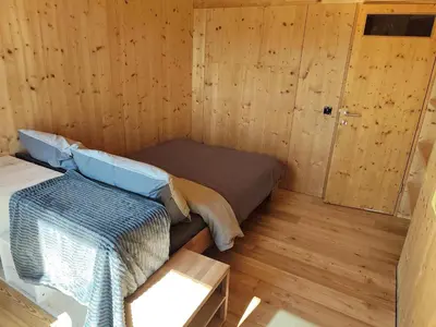 Ein Sitzbereich in der Unterkunft Ferienhaus Dauerstein