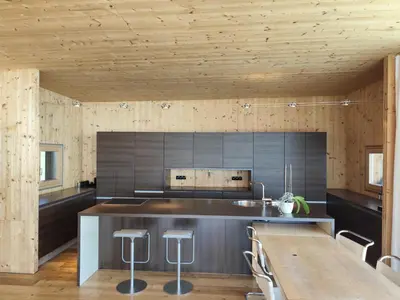 Küche/Küchenzeile in der Unterkunft Ferienhaus Dauerstein