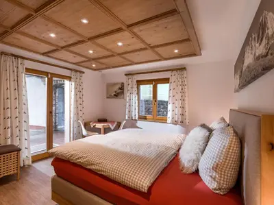 Ein Bett oder Betten in einem Zimmer der Unterkunft Ferienhaus Rauter