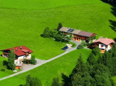 Naturlandschaft in der Nähe des Bauernhofs