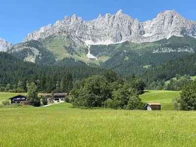 Naturlandschaft in der Nähe des Bauernhofs