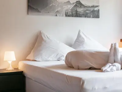 Ein Bett oder Betten in einem Zimmer der Unterkunft Gaisberg Alpin