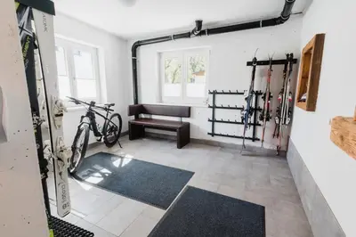 Das Fitnesscenter und/oder die Fitnesseinrichtungen in der Unterkunft Appartement Peter