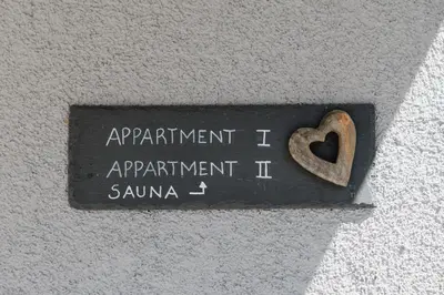 Ein Zertifikat, Auszeichnung, Logo oder anderes Dokument, das in der Unterkunft Appartement Peter ausgestellt ist