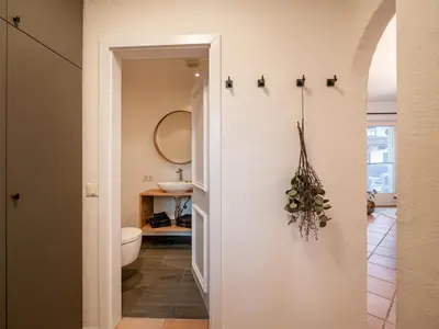 Ein Badezimmer in der Unterkunft Ferienwohnung Olivia