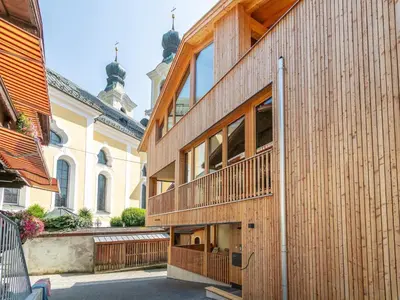 Das Gebäude in dem sich die Ferienwohnung befindet