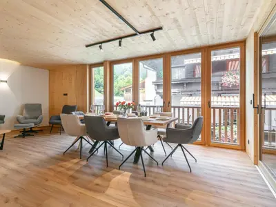 Ein Sitzbereich in der Unterkunft Hopfgarten Alpin Living Top 3