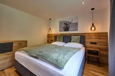 Ein Bett oder Betten in einem Zimmer der Unterkunft Apartment Westside Top 9