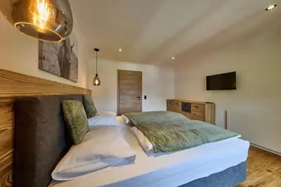 Ein Bett oder Betten in einem Zimmer der Unterkunft Apartment Westside Top 9
