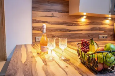 Essen in der Ferienwohnung oder in der Nähe